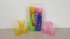 2000 X ASSORTED COLOURED PLASTIC SHOT BOMB GLASSES CE MARKED 25 ML - (20 X 50 PER CARTON) - IN 2
