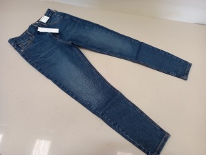 10 X BRAND NEW TOPSHOP JAMIE HIGH WAISTED SKINNY PETITE JEANS UK SIZE 12 RRP £40.00 (TOTAL RRP £400.00)