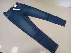 10 X BRAND NEW TOPSHOP JAMIE HIGH WAISTED SKINNY PETITE JEANS UK SIZE 12 RRP £40.00 (TOTAL RRP £400.00)