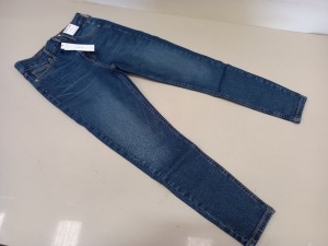 10 X BRAND NEW TOPSHOP JAMIE HIGH WAISTED SKINNY PETITE JEANS UK SIZE 12 RRP £40.00 (TOTAL RRP £400.00)