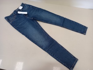 10 X BRAND NEW TOPSHOP JAMIE HIGH WAISTED SKINNY PETITE JEANS UK SIZE 10 RRP £40.00 (TOTAL RRP £400.00)