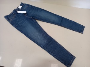 10 X BRAND NEW TOPSHOP JAMIE HIGH WAISTED SKINNY PETITE JEANS UK SIZE 10 RRP £40.00 (TOTAL RRP £40.00)