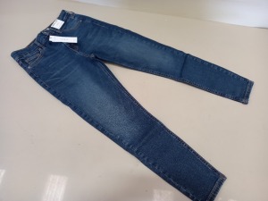 10 X BRAND NEW TOPSHOP JAMIE HIGH WAISTED SKINNY PETITE JEANS UK SIZE 10 RRP £40.00 (TOTAL RRP £400.00)