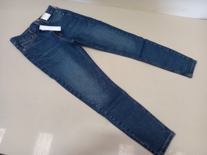 10 X BRAND NEW TOPSHOP JAMIE HIGH WAISTED SKINNY PETITE JEANS UK SIZE 10 RRP £40.00 (TOTAL RRP £400.00)