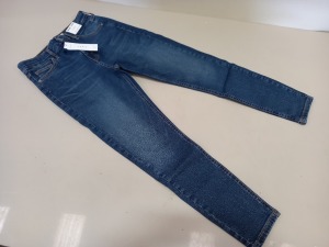 10 X BRAND NEW TOPSHOP JAMIE HIGH WAISTED SKINNY PETITE JEANS UK SIZE 10 RRP £40.00 (TOTAL RRP £400.00)