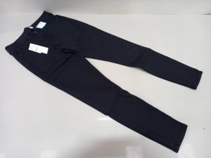 10 X BRAND NEW TOPSHOP JAMIE HIGH WAISTED SKINNY PETITE JEANS UK SIZE 10 RRP £40.00 (TOTAL RRP £400.00)