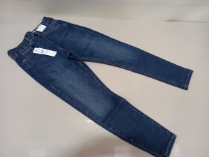 10 X BRAND NEW TOPSHOP JAMIE HIGH WAISTED SKINNY JEANS UK SIZE 12 RRP £40.00 (TOTAL RRP £400.00)