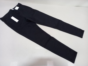 10 X BRAND NEW TOPSHOP JAMIE HIGH WAISTED SKINNY PETITE JEANS UK SIZE 10 RRP £40.00 (TOTAL RRP £400.00)