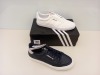 5 PIECE ADIDAS SHOE LOT CONTAINING 4 X BRAND NEW CONTINENTAL VULCAN SHOES UK SIZE 7 AND 1 X BRAND NEW 3MC SHOES UK SIZE 7 1/2