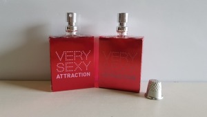 110 X BRAND NEW VERY SEXY ATTRACTION FOR HER PERFUME (NO ML ON BOTTLE)