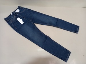 10 X BRAND NEW TOPSHOP JAMIE HIGH WAISTED SKINNY PETITE JEANS UK SIZE 14 RRP £40.00 (TOTAL RRP £400.00)