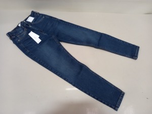 10 X BRAND NEW TOPSHOP JAMIE HIGH WAISTED SKINNY PETITE JEANS UK SIZE 14 RRP £40.00 (TOTAL RRP £400.00)