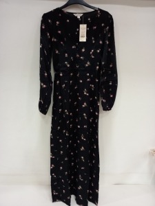 12 X BRAND NEW MISS SELFRIDGE FLOWER DETAILED DRESSES UK SIZE 12 RRP £35.00 (TOTAL RRP £420..00)