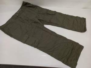 10 X BRAND NEW F&F KHAKI CARGO PANTS SIZE 48/32