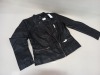 20 X BRAND NEW ONLY OUR STORY BIKER FAUX LEATHER JACKET UK SIZE 12