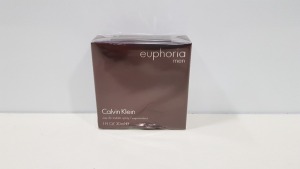 19 X CALVIN KLEIN EUPHORIA MEN EAU DE TOILETTE SPRAY (30ML) (PLEASE NOTE BOXES SLIGHTLY DAMAGED)