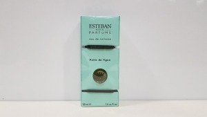 10 X BRAND NEW ESTEBAN PARIS PARFUMS EAU DE TOILETTE 'FOLIE DE FIGUE' (50ML)