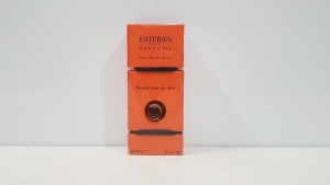 10 X BRAND NEW ESTEBAN PARIS PARFUMS EAU DE TOILETTE 'TOURBILLON DE THE' (50ML)