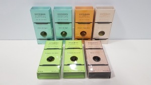 7 X BRAND NEW ESTEBAN PARIS PARFUMS EAU DE TOILETTE IN VARIOUS FRAGRANCES (50ML)