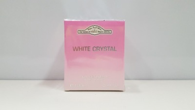 48 X BRAND NEW DESIGNER FRENCH COLLECTION WHITE CRYSTAL EAU DE PARFUM NATURAL SPRAY (100ML) - IN ONE BOX