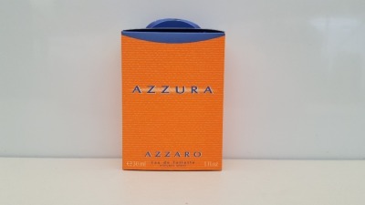 6 X BRAND NEW AZZURA AZZARO EAU DE TOILETTE NATURAL SPRAY (30ML).