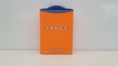 6 X BRAND NEW AZZURA AZZARO EAU DE TOILETTE NATURAL SPRAY (30ML).