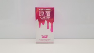 12 X BRAND NEW HARAJUKU LOVERS FRAGRANCE 'POP ELECTRIC' LOVE EAU DE PARFUM SPRAY (30ML) (PLEASE NOTE BOXES SLIGHTLY DAMAGED)