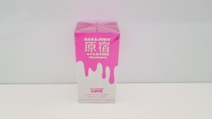 10 X BRAND NEW HARAJUKU LOVERS FRAGRANCE 'POP ELECTRIC' LOVE EAU DE PARFUM SPRAY (50ML) (PLEASE NOTE BOXES SLIGHTLY DAMAGED)