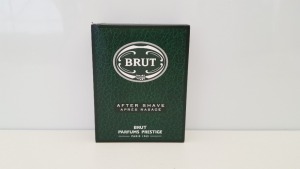 35 X BRUT PARFUMS PRESTIGE AFTER SHAVE (100ML) - PICK LOOSE (PLEASE NOTE BOXES DAMAGED)