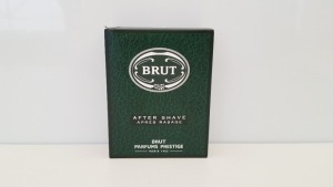 48 X BRUT PARFUMS PRESTIGE AFTERSHAVE (100ML) - IN 4 BOXES (PLEASE NOTE BOXES DAMAGED)