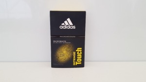 50 X ADIDAS (DEVELOPED WITH ATHLETES) EAU DE TOILETTE NATURAL SPRAY (100ML) - PICK LOOSE (PLEASE NOTE BOXES SLIGHTLY DAMAGED)