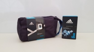 24 X BRAND NEW ADIDAS TOILETRY BAG + ICE DIVE EAU DE TOILETTE (100ML) NATURAL SPRAY. - IN 4 BOXES