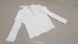 20 X BRAND NEW TOPSHOP BUTTONED LONG SLEEVED SHIRT UK SIZE 12 RRP £16.00 (TOTAL RRP £320.00)