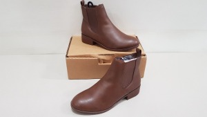 12 X BRAND NEW DOROTHY PERKINS BROWN TAN ANKLE BOOTS UK SIZE 3