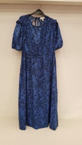 20 X BRAND NEW DOROTHY PERKINS BLUE AND BLACK DRESSES IN VARIOUS SIZES RRP £45.00 (TOTAL RRP £900.00)