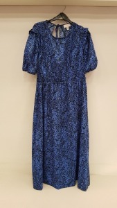 20 X BRAND NEW DOROTHY PERKINS BLUE AND BLACK DRESSES IN VARIOUS SIZES RRP £45.00 (TOTAL RRP £900.00)