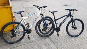 2 PIECE BIKE LOT CONTAINING 1 X CARRERA VENGEANCE MOUNTAIN BIKE AND 1 X CARRERA KRAKEN MOUNTAIN BIKE.