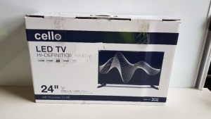 1 X BRAND NEW CELLO HI-DEFINITION READY 24 T2 TV (FREEVIEW INCLUDED)