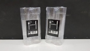 640 X BRAND NEW PACKS OF 6 HIGH BALL SLIM JIM CLEAR PLASTIC TUMBLERS IN 160 DISPLAY BOXES - ON 1 FULL PALLET -3840 INDIVIDUAL TUMBLERS IN THE LOT