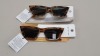 40 X BRAND NEW PACKS OF 2 TOPSHOP SUNGLASSES - IN TORTOISE SHELL DESIGN WITH SLEEVES RRP £14 EACH PAIR - TOTAL £1120