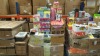 MIXED PALLET LOT OF BRAND NEW HOUSEHOLD / MISC PRODUCT IE.SPONGE SCOURERS, HI GLO PAPER, ABSORBENT