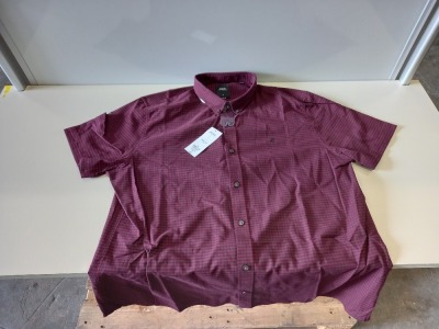 20 X BRAND NEW BURTON MENSWEAR SLIM FIT CHEQUERED SHIRTS SIZE XL RRP £22.00 (TOTAL RRP £440.00)