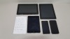 5 PIECE ASSORTED SPARES LOT CONTAINING; 1 X APPLE IPAD 1 X APPLE IPAD MINI 1 X ASUS TABLET 10 1 X SONY SMARTPHONE 1 X MOTOROLA SMARTPHONES (PLEASE NOTE ALL FOR SPARES)