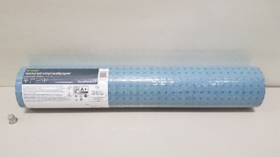 72 X BRAND NEW GOODHOME ROLLS OF BRADEI TEXTURED VINYL WALLPAPER. (199GSM) - IN 6 BOXES