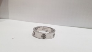 1 X METAL RING BRANDED CARTIER