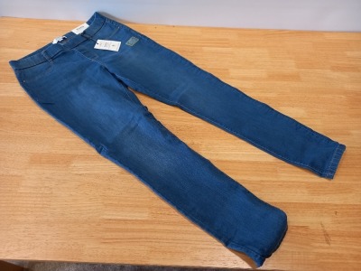 25 X BRAND NEW DOROTHY PERKINS EDEN THE SOFT LIGHTWEIGHT JEGGING JEANS UK SIZE 14 RRP £18.00 (TOTAL RRP £450.00)