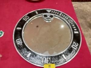 1 X MIRROR WITH ROLEX DESIGN