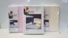 45 X BRAND NEW LORD OF LINENS ROSALINDE EXCLUSIVE COLLECTION 1 PAIR OF FLANNEL COT SHEETS IN VARIOUS COLOURS. (140X180CM) - IN 2 BOXES AND SOME LOOSE