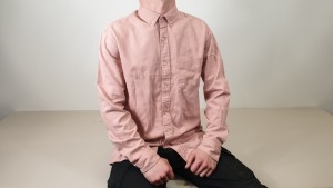 7 X BRAND NEW TOPMAN PINK SHIRTS SIZE MEDIUM / RRP £30.00pp