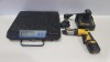 2 PIECE ASSORTED LOT CONTAINING 1 X BRECKNELL GP250 SCALES AND 1 X DEWALT 3 POSITIONED SCREWDRIVER 3.6V WITH SPARE BATTERY AND CHARGER